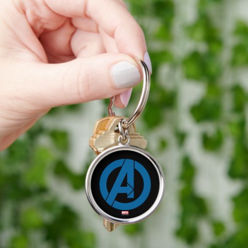 Avengers Logo Keychain | Zazzle