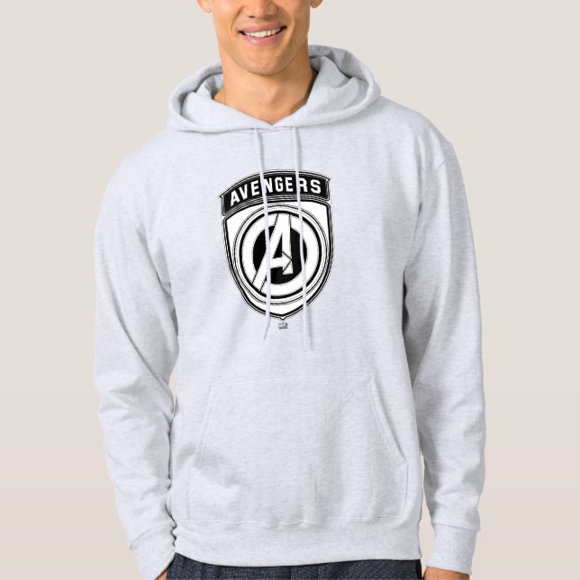 Avengers Logo Shield Icon Hoodie (Front)