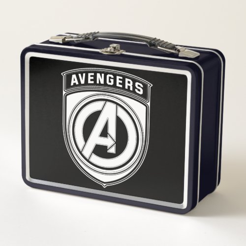 Avengers Logo Shield Icon Metal Lunch Box