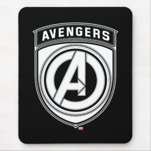 Avengers Logo Shield Icon Mouse Pad