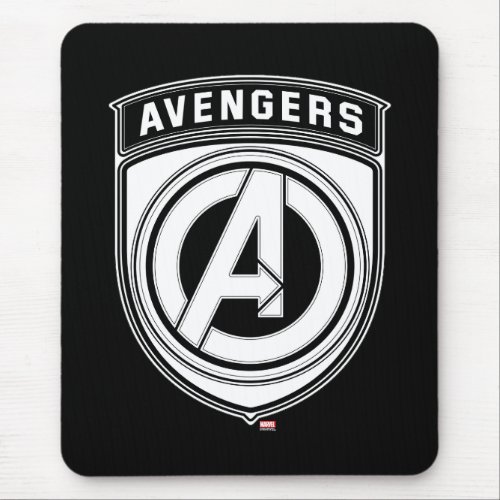 Avengers Logo Shield Icon Mouse Pad