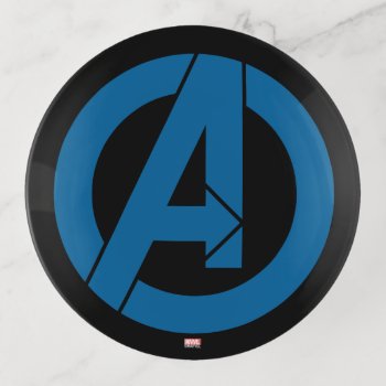Avengers Logo Trinket Tray by avengersclassics at Zazzle