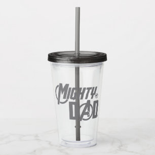 Avengers Mighty Dad Acrylic Tumbler