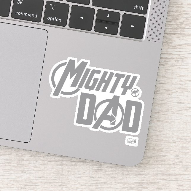 Avengers | Mighty Dad Sticker (Detail)