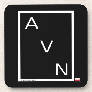 Avengers Minimalist Avengers Logo Beverage Coaster
