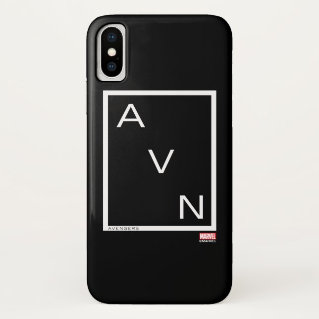 Avengers | Minimalist Avengers Logo Case-Mate iPhone Case (Back)
