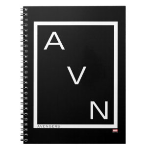 Avengers Minimalist Avengers Logo Notebook