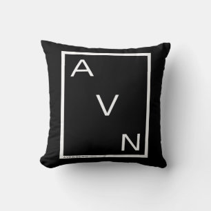 Avengers   Minimalist Avengers Logo Throw Pillow
