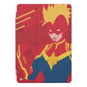 Avengers   Minimalist Captain Marvel Red Jet Art iPad Pro Cover