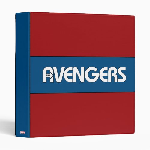 Avengers Outline Logo 3 Ring Binder