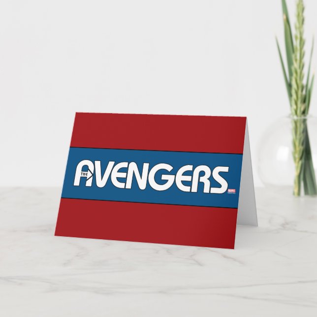 Avengers Outline Logo Card (Front)