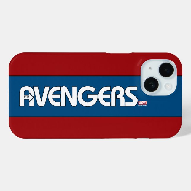 Avengers Outline Logo Case-Mate iPhone Case (Back (Horizontal))