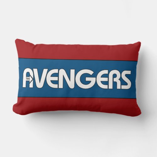 Avengers Outline Logo Lumbar Pillow