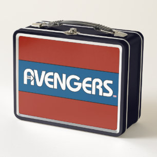 Avengers Outline Logo Metal Lunch Box