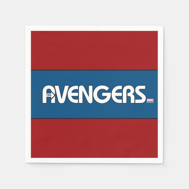 Avengers Outline Logo Napkins (Front)