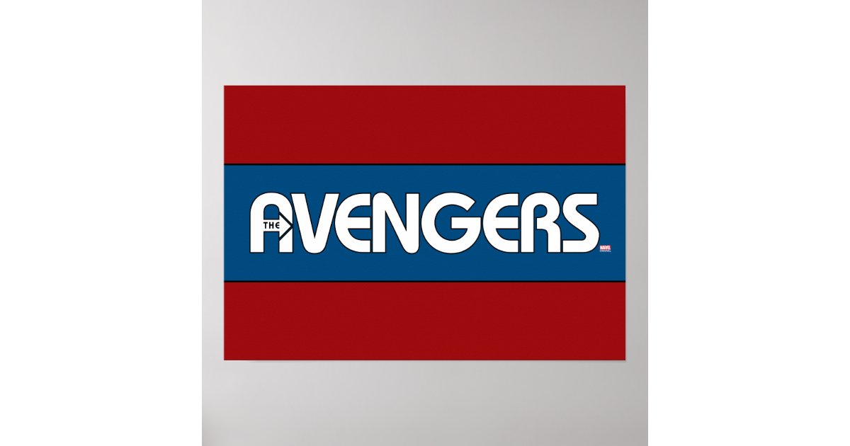 Avengers Outline Logo Poster | Zazzle