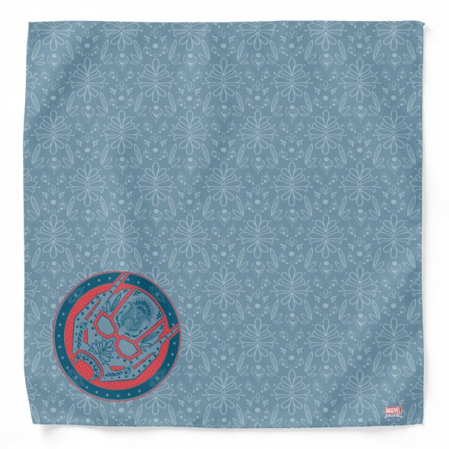 Avengers | Paisley Ant-Man Logo Bandana (Front)