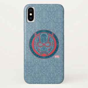 Avengers Paisley Ant-Man Logo iPhone X Case