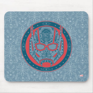 Avengers   Paisley Ant-Man Logo Mouse Pad