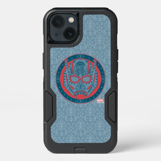 Avengers | Paisley Ant-Man Logo Otterbox iPhone Case (Back)