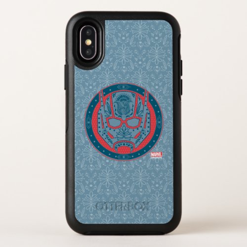 Avengers  Paisley Ant_Man Logo OtterBox Symmetry iPhone X Case