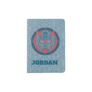 Avengers Paisley Ant-Man Logo Passport Holder