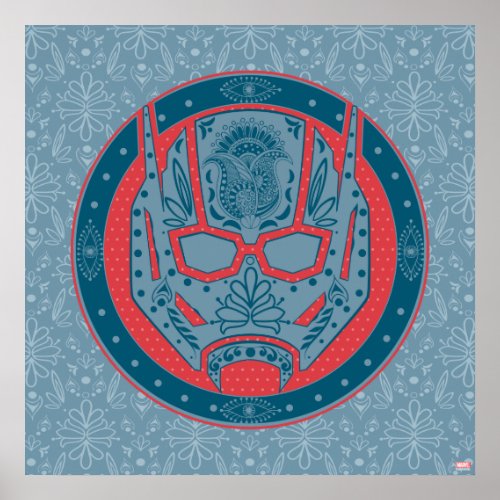 Avengers  Paisley Ant_Man Logo Poster