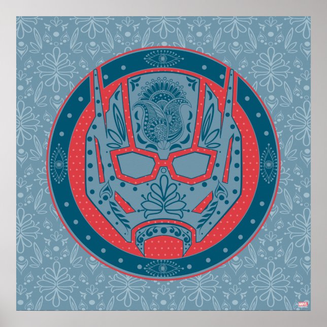 Avengers | Paisley Ant-Man Logo Poster (Front)