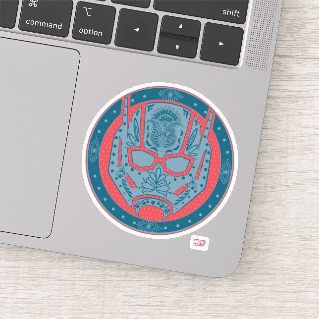 Avengers | Paisley Ant-Man Logo Sticker (Detail)
