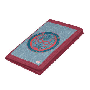 Avengers Paisley Ant-Man Logo Trifold Wallet