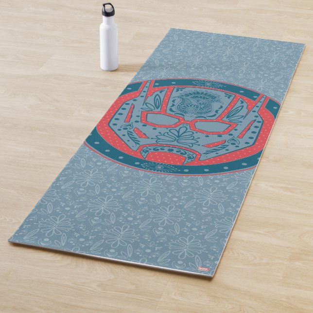 Avengers | Paisley Ant-Man Logo Yoga Mat (In Situ)