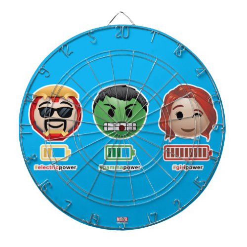 Avengers Power Emoji Dart Board