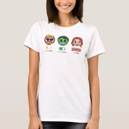 Avengers Power Emoji T_Shirt