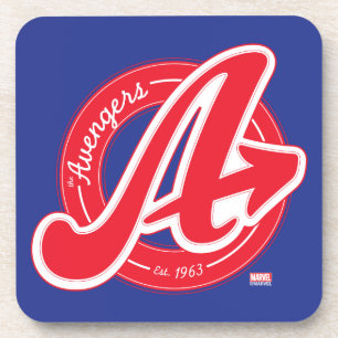 Avengers Retro Avengers Logo Est 1963 Beverage Coaster