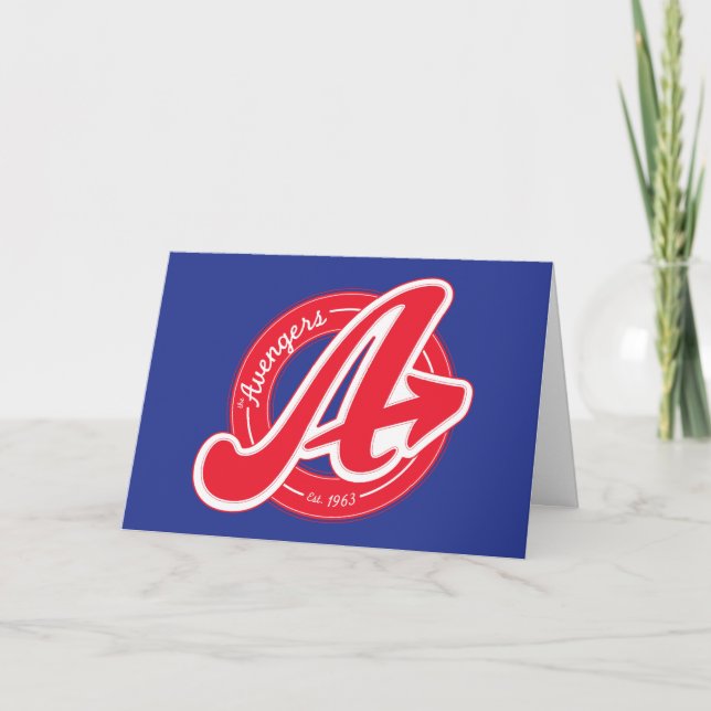 Avengers | Retro Avengers Logo Est 1963 Card (Front)