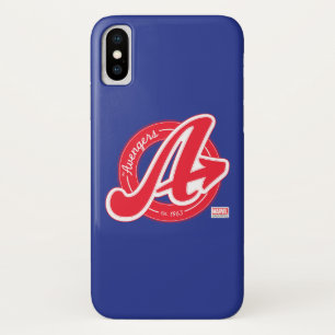 Avengers Retro Avengers Logo Est 1963 iPhone X Case