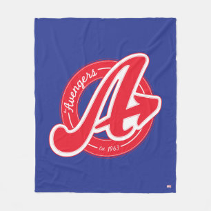 Avengers   Retro Avengers Logo Est 1963 Fleece Blanket