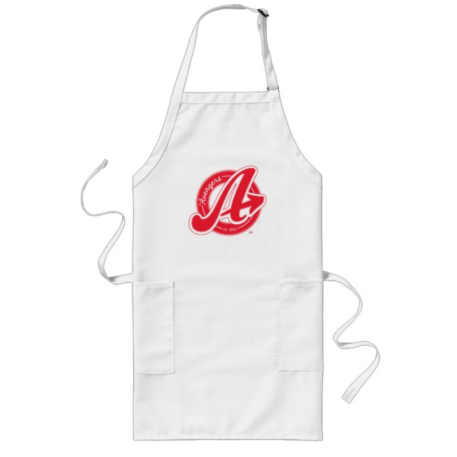 Avengers | Retro Avengers Logo Est 1963 Long Apron (Front)