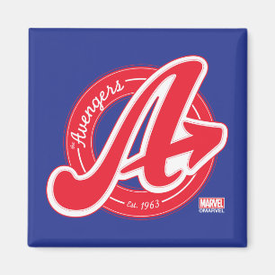 Avengers Retro Avengers Logo Est 1963 Magnet