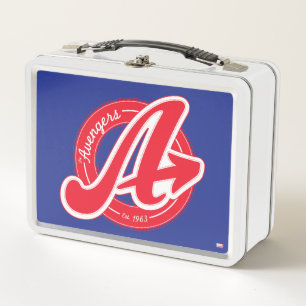 Avengers Retro Avengers Logo Est 1963 Metal Lunch Box
