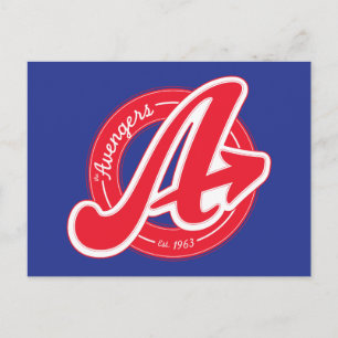 Avengers Retro Avengers Logo Est 1963 Postcard