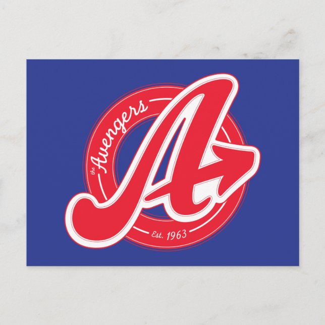 Avengers | Retro Avengers Logo Est 1963 Postcard (Front)