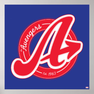 Avengers   Retro Avengers Logo Est 1963 Poster