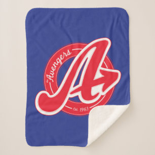 Avengers   Retro Avengers Logo Est 1963 Sherpa Blanket
