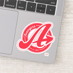 Avengers   Retro Avengers Logo Est 1963 Sticker