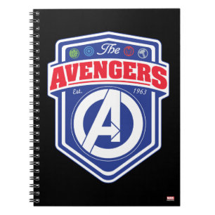 Avengers Retro Avengers Shield Badge Notebook