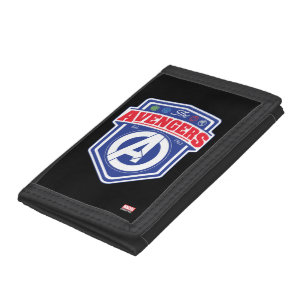 Avengers Retro Avengers Shield Badge Tri-fold Wallet