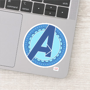 Avengers   Scalloped Avengers Logo Sticker