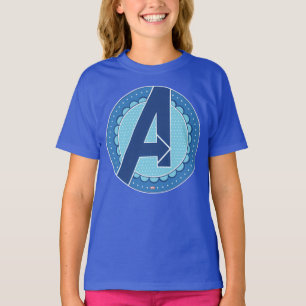 Avengers Scalloped Avengers Logo T-Shirt