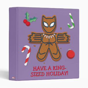 Avengers Seasonal Black Panther Cookie 3 Ring Binder